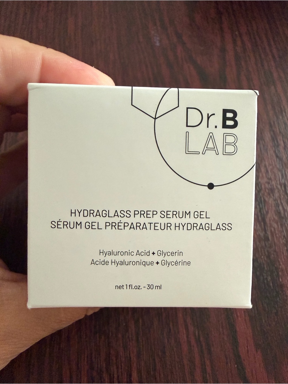 Dr. B LAB Hydraglass Prep Serum Gel - White, Black